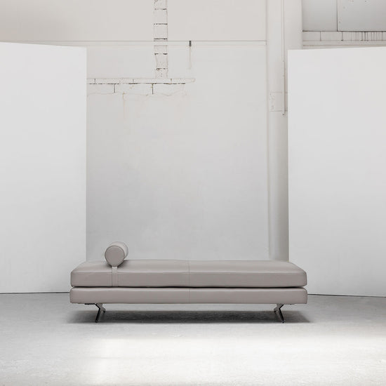 Wake Daybed - Grey + Aniline Leather