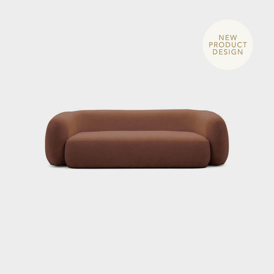 Martina Sofa - Terracotta + Boucle