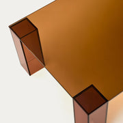 Adularia Coffee Table - Amber + Glass