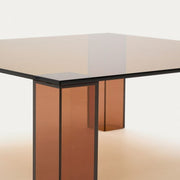 Adularia Side Table - Amber + Glass