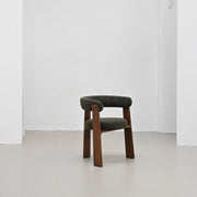 Granite Dining Chair - Olive + Walnut Stain