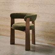 Granite Dining Chair - Olive + Walnut Stain