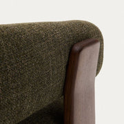 Granite Armchair - Olive + Walnut Stain