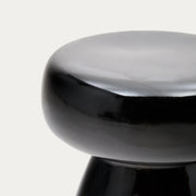 Manya Side Table - Black + Cement