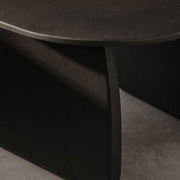Pirita Side Table - Black + Oak