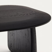 Pirita Side Table - Black + Oak
