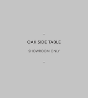 Log Side Table - Oak