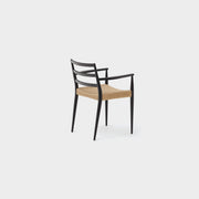 Analy Dining Chair - With Arms / Black + Cord