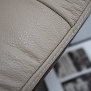 Blake Armchair / Footstool - Beige + Leather