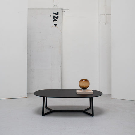 Teri Coffee Table - Black + Oak