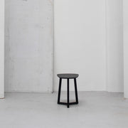Teri Side Table - Black + Oak