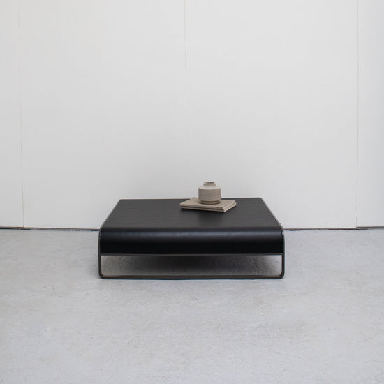 ERA Coffee Table / Large Med - Black + Leather