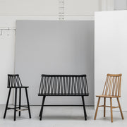 Zigzag Bench Seat - Black
