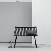 Zigzag Bench Seat - Black
