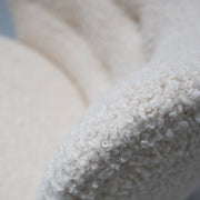 Hana Armchair - Ivory + Walnut