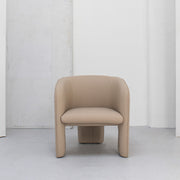 Marlo Armchair - Champagne + Leather