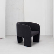 Marlo Armchair - Charcoal + Boucle