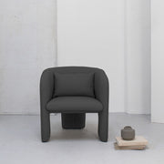 Marlo Armchair - Charcoal + Leather