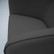 Marlo Armchair - Charcoal + Leather
