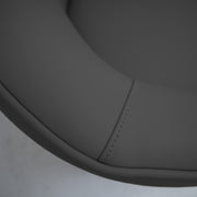Marlo Armchair - Charcoal + Leather