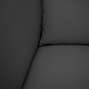 Marlo Armchair - Charcoal + Leather