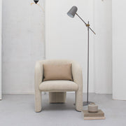 Marlo Armchair - Ivory + Boucle