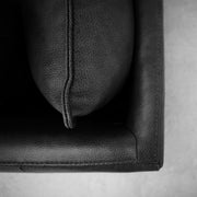 Sabine 3 Seater Sofa - Black + Leather