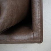 Sabine 3 Seater Sofa - Coffee + Leather
