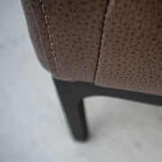 Sabine 3 Seater Sofa - Coffee + Leather