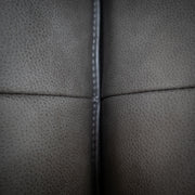 Sabine 3 Seater Sofa - Steel + Leather