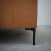 Sabine 2.5 Seater Sofa - Tan/Leather