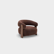 Granite Armchair - Walnut Stain + Brown