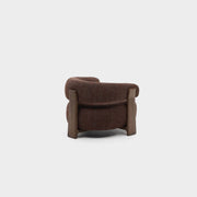 Granite Armchair - Walnut Stain + Brown