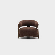 Granite Armchair - Walnut Stain + Brown