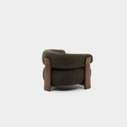 Granite Armchair - Olive + Walnut Stain
