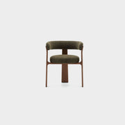 Granite Dining Chair - Olive + Walnut Stain