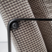 Leman Armchair - Houndstooth + Fabric