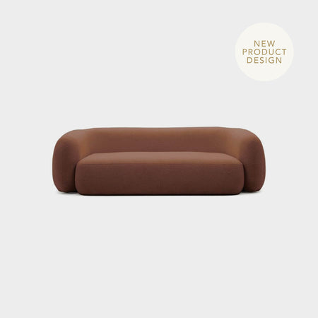 Martina Sofa - Terracotta + Boucle