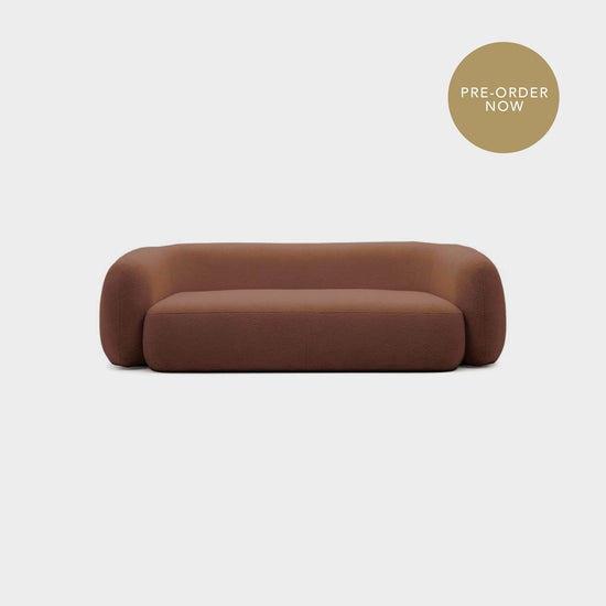 Martina Sofa - Terracotta + Boucle