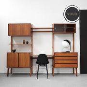 Late 1950's Teak Wall Unit - Denmark