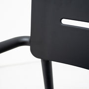 Outo Chair + With Arms - Black