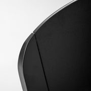 Rainbow Dining Chair - Oak / Black + Black