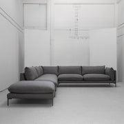 Sabine RAF Modular Sofa + Ottoman - Charcoal