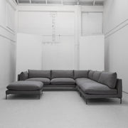 Sabine LAF Modular Sofa + Ottoman - Charcoal