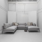 Sabine RAF Modular Sofa + Ottoman - Stone Grey