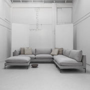 Sabine LAF Modular Sofa + Ottoman - Stone Grey