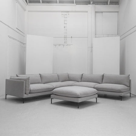 Sabine LAF Modular Sofa / Ottoman - Stone + Grey