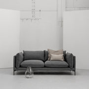 Sabine 2.5 Seater Sofa - Charcoal