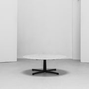 Vary Coffee Table / Round - Carrara + Marble
