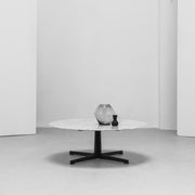 Vary Coffee Table / Round - Carrara + Marble